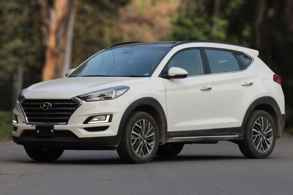 Hyundai Tucson blanc