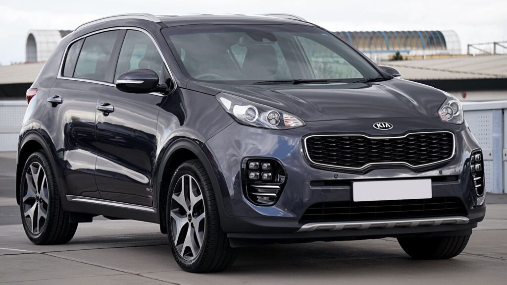 Kia Sportage sur route
